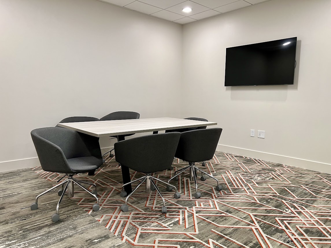 image of conference room with table and chairs